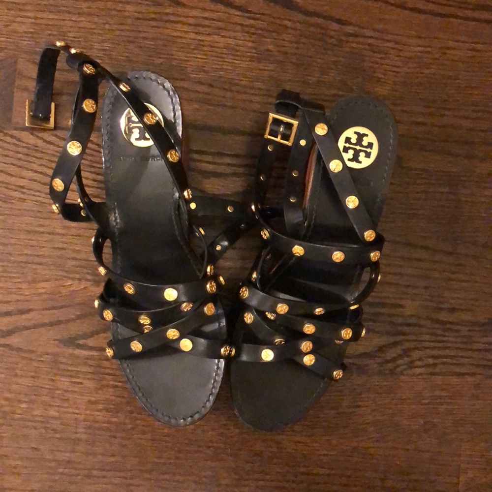Tory Burch Logo Wedges